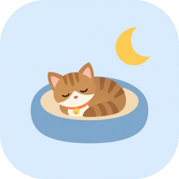 Bedtime cat sound: moon cat